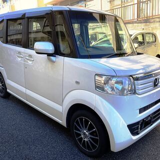 H24年ホンダNBOX+GLパッケージJF1修復無ステアリングリ...