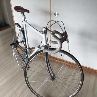 ロードバイク　希少ビンテージ　クロモリ　チューブラータイヤ