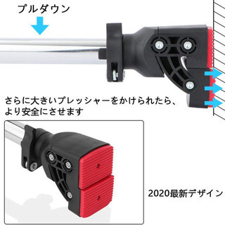     懸垂バー 懸垂棒 鉄棒 ネジ不要 安全ロック付き 筋力トレーニ  の画像