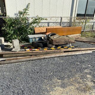 無料 無垢材 枕木 垂木 丸太 足場板