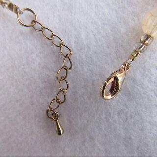 ネックレス　数回のみ使用　天然石の大きなビーズネックレス の画像