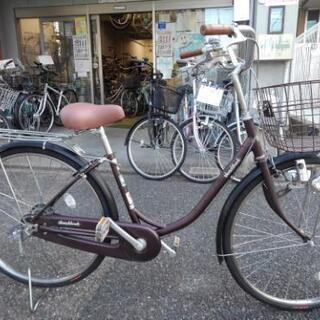 中古自転車１１９６　前後タイヤ新品！　ブリヂストン　スケッチブック　２６インチ　ギヤなし　ダイナモライト　