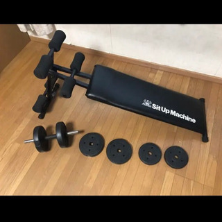 トレーニングベンチ・ダンベルセット