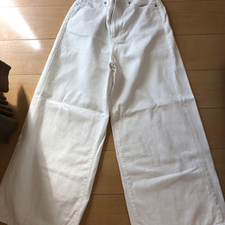 【中古】レディース　ワイド丈　ズボン