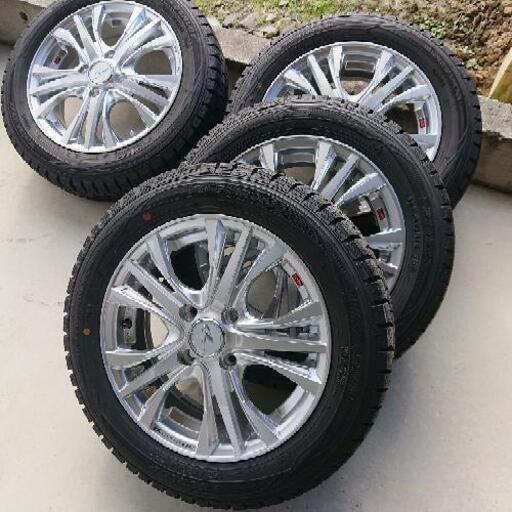 ウインターマックス スタッドレス レオニス アルミホイールセット 155/65/14