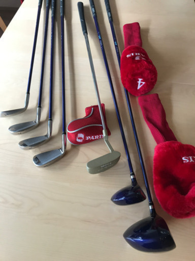 【美品】PARIS レディースハーフ 7本セット + キャディバッグ