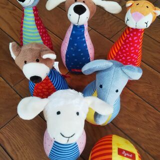 スイングロディ＆ボーネルンドアニマルボウリングの画像