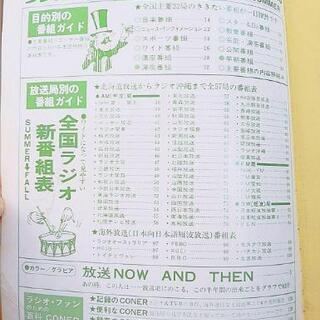季刊　ランラジオ　vol.6　No.51
全国ラジオタイムテーブル総集　雑誌の画像