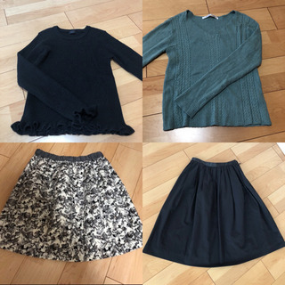 やりとり中　女性用　洋服4点　ニットとスカート