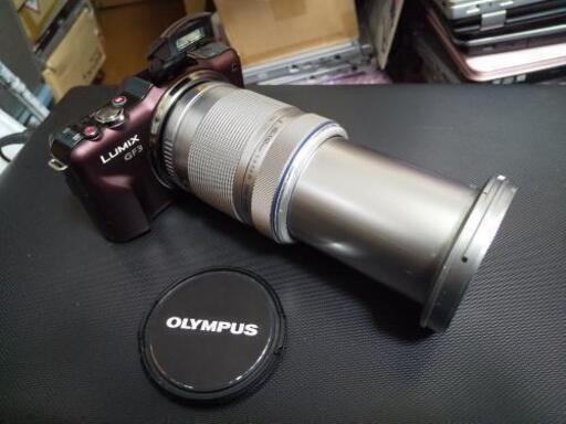 【美品】Panasonicミラーレス一眼 タッチパネル液晶 望遠レンズセット