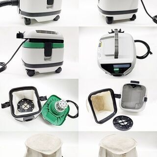 hikoki　ハイコーキ　電動工具用集じん機　RP80SB　動作OK　乾湿両用　集じん容量８L　水用ナイロンフィルタ付　業務用掃除機　集じん機　クリーナー　日立工機の画像