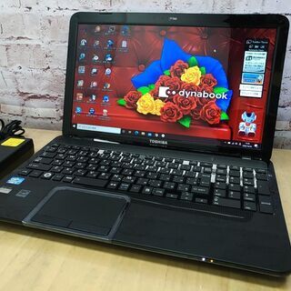 安心決済・発送OK【東芝 T552/58FBJ】爆速 新品 SSD 512GB☆第3世代 Core