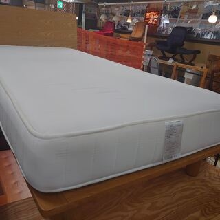 商談中【店舗同時販売中】MUJI｜無印良品　シングルベッド　オーク　ヘッドボード付【店頭ご来店購入限定】