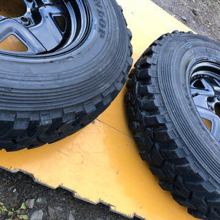 ja11 DUNLOP MT2 16インチ 700 ホイール付き...