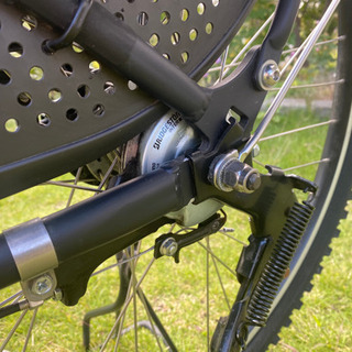 ブリジストン　子供乗せ自転車　HYDEE.B  電動　美品ですの画像