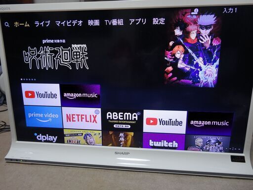 液晶テレビ　ＬＣ－３２Ｊ９　ファイヤースティックＴＶ　２０１３製