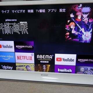 液晶テレビ　ＬＣ－３２Ｊ９　ファイヤースティックＴＶ　２０１３製