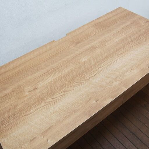 しっかりとした造りのデスク 幅120 奥行60 高さ73cm (GA41)