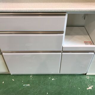 ニトリ　キッチンボード　アルミナ2　幅100cmの画像