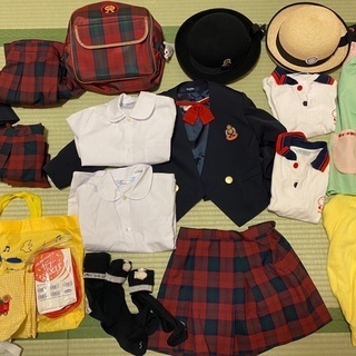 みころも幼稚園園服(女の子)、用具一式