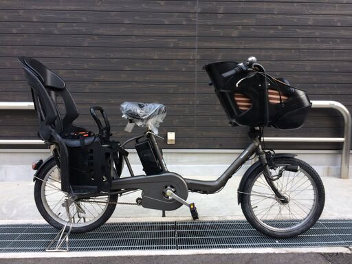 地域限定　パナソニック　ギュットミニ　三人乗り　子供乗せ　新基準　13,2AH　グレー　キッスミニ　アンジェリーノ　神戸市　電動自転車