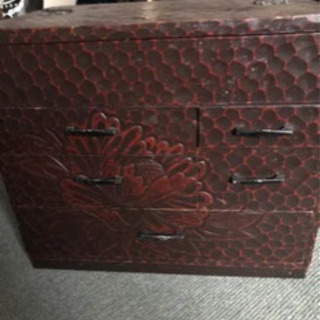 骨董品　アンティーク　小物入れ