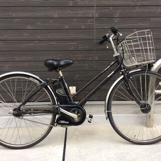 中古 27㌅5段変速Panasonic電動アシスト自転車 8.9Ah 大阪 地域限定送料