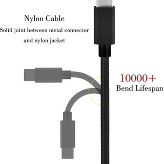A206【新品未開封】USB Type C ケーブル【3本セット】ブラック 0.3m x1本+1.2mx1本+1.8m x1本 USB-A to USB-C 高耐久 急速充電 高速データ転送 充電USB Cケーブル ナイロン編みの画像