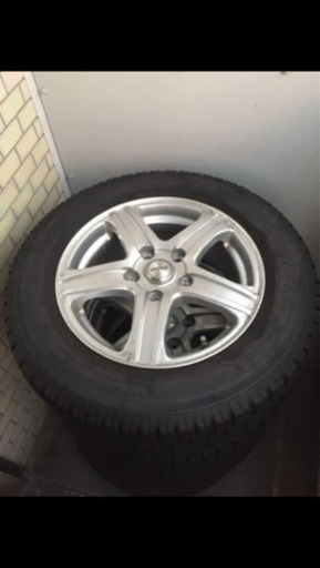 スタッドレスタイヤ TOYO ガリットg4 195/65/r15 とアルミホイール シビラvk 15インチ 4本