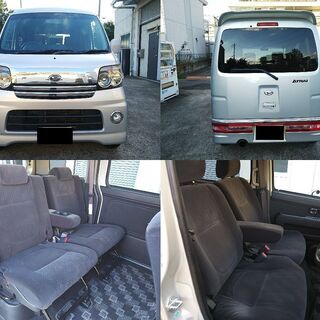 車検R4/2!! 〓訳あり〓 アトレーＷカスタムTB-RSブラックED★4WD★ターボ★キセノン★Tベル交換済★現状格安！★乗って帰れます♪の画像