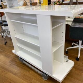 R204 NITORI バーカウンター テーブル オープンタイプ幅135cm 展示品