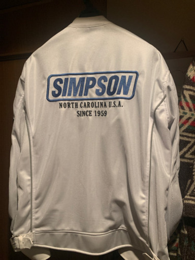 バイク　ライダースジャケット　SIMPSON シンプソン