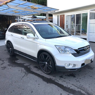 個人出品!! CR-V 4WD 希少グレード サンルーフ ZX-I IHCC レーダークルーズ付き RE4 純正OP多数 スマートキー 革シート シートヒーター の画像
