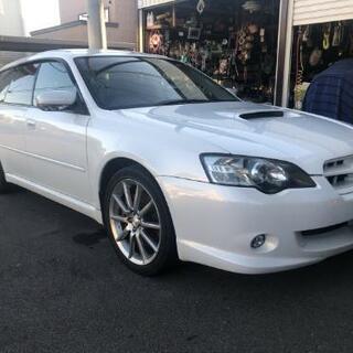 スバル  レガシィ 白