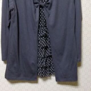 最後値下げしました!　可愛く体型カバー😊Lサイズ　前フリル切り替...