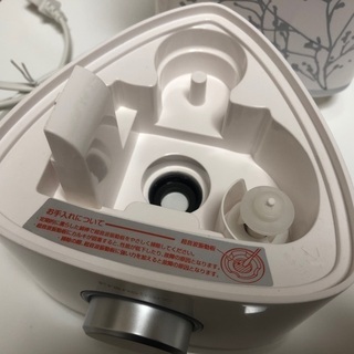 冬の準備に！⑮2017年製ラドンナ超音波加湿器「CU61-HF」ホワイトの画像