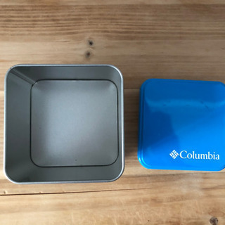 44.Columbia☆コロンビア☆缶ケース☆入れ物☆登山☆キャンプ☆とかの雑貨の入れ物に　キャンプギア　の画像