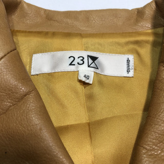23区 牛革レザージャケット レディース Lサイズの画像