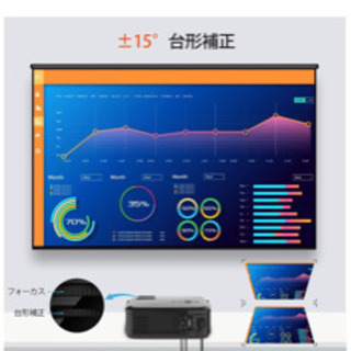 VANKYO V620 1080PフルHDプロジェクター 6000ルーメンの画像