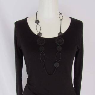 【未使用】ネックレス　幾何学模様のネックレス 　84.5cm　の画像