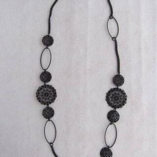 【未使用】ネックレス　幾何学模様のネックレス 　84.5cm　の画像