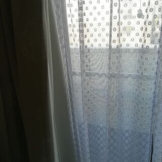 セット価格 おしゃれな遮光カーテン&レースカーテン ベルメゾンの画像