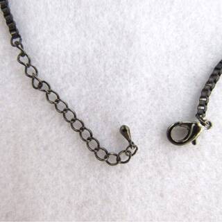 【SALE品】ネックレス　羽のチョーカー風ネックレス ３６～４１cmの画像