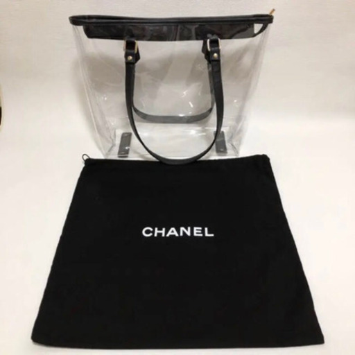 シャネル 保存袋 巾着 クリアバッグ