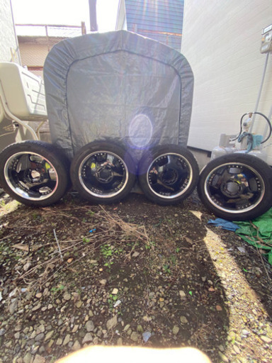 ワークユーロライン18インチ7.5j4本セット