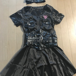 ハロウィンにミニスカポリスコスプレ ももえり仕様の画像