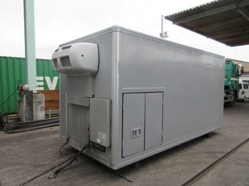 アルミバン ボデー 2ｔ 小型 箱 コンテナ 物置 DIY 倉庫 トラックコンテナ ガレージ（No. 28740）