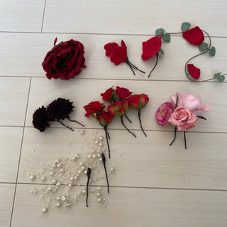 ヘアアクセサリー　髪飾り　花
