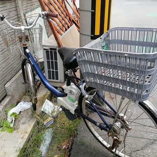 値下げ！パナソニックPanasonic電動自転車※難あり★中古と...