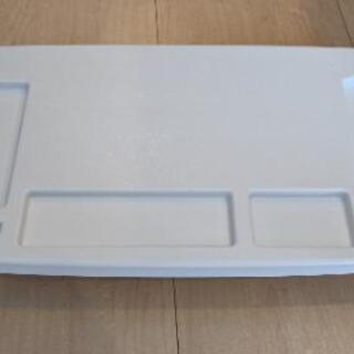 モニター台　白　スマホスタンド付